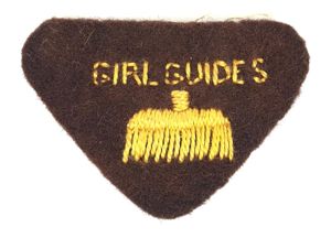 Girl Guides Brownie House Orderly proficiency felt cloth badge c.1939 …