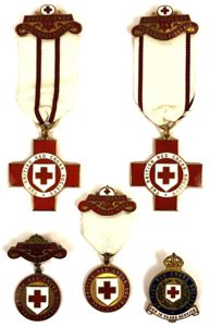 WW1 British Red Cross Society home front group of medals …