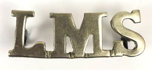 London Midland & Scottish Railway LMS title badge