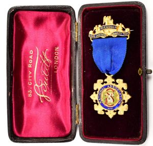 Rational Association Friendly Society Medal and Case George Tutill City …