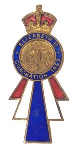 Coronation of Queen Elizabeth II June 1953 Lanark Scotland souvenir …