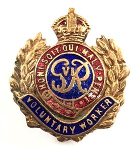 Royal Engineers Voluntary Worker badge