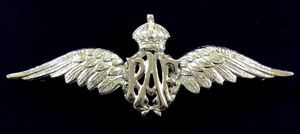 Royal Air Force Pilot's Wing RAF wartime sweetheart brooch