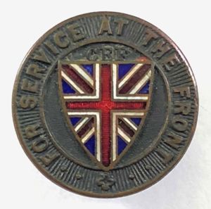 WW1 CEF For Services At The Front Badge Canadian Expeditionary …