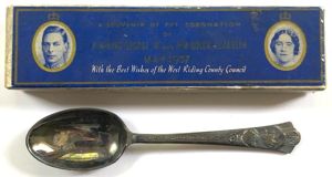 Coronation of King George VI. Queen Elizabeth 1937 spoon Mappin …