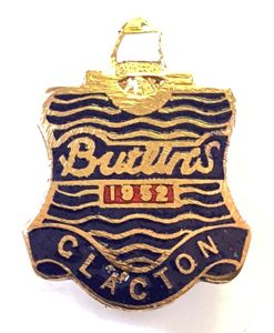 Butlins 1952 Clacton holiday camp badge