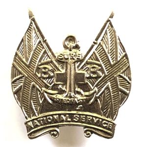 Boys Brigade National Service home front badge circa 1941 to …