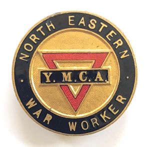 WW2 YMCA North Eastern Area War Worker home front pin …