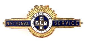 WW2 National Service Girls Life Brigade GLB home front badge