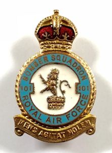 RAF No 101 Bomber Squadron Royal Air Force Badge Miller …