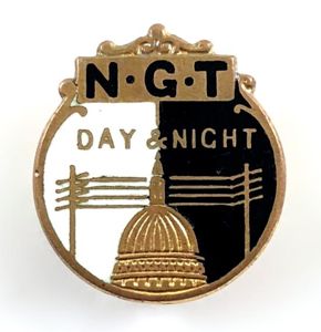 National Guild of Telephonists NGT union pin badge 1928 to …