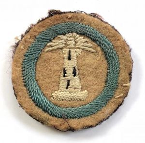 Boy Scouts Coast Watchman proficiency khaki felt cloth badge c.1909 …