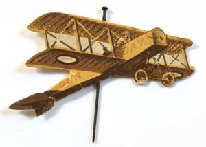 WW1 Royal Flying Corps fundraising OUR DAY paper badge Airco …