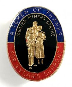 NUM National Union of Mineworkers Token of Thanks strike support …