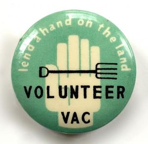 WW2 Lend A Hand On The Land Volunteer VAC tin …