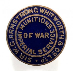 WW1 Sir W.G.Armstrong Whitworth & Co Ltd Munitions of War …