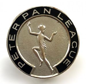Great Ormond Street Hospital Peter Pan League fundraising badge circa …