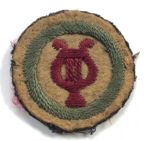 Boy Scouts Musician proficiency khaki felt cloth badge circa 1909 …