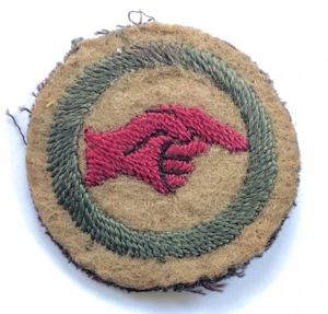 Boy Scouts Guide proficiency khaki felt cloth badge circa 1909 …