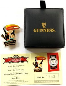 Guinness & Co 2002 Limited Edition Millennium Collectables badge