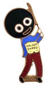 Robertsons Golly Cricketer pre war yellow waistcoat advertising badge by …