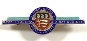 Middlesex Hospital Massage Electrical & X Ray Society 1931 silver …
