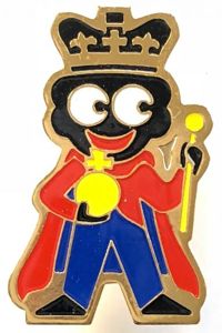 Robertsons fancy dress range Golly King advertising badge
