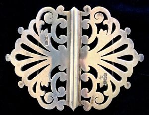 Boer War 1899 silver nurses buckle by Baker & Staniforth …