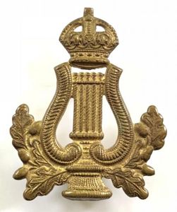 British Army Bandsman Lyre Wreath Crown proficiency trade sleeve badge
