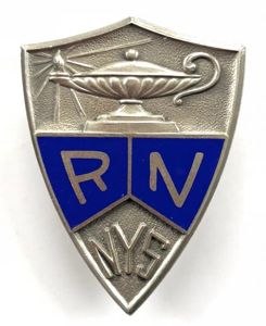 New York State Registered Nurse silver badge by Dieges & …