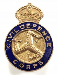 Isle of Man Civil Defence Corps badge circa 1949 - …