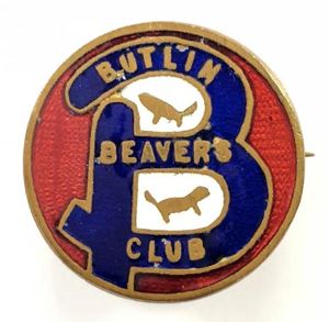 Butlins holiday camp childrens Beavers Club badge Jewellery Metal Dublin …