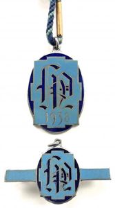 1938 Haydock Park racecourse members horse racing club pair of …