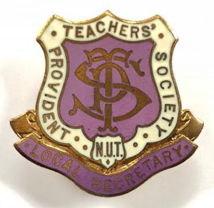 National Union Teachers NUT local secretary badge