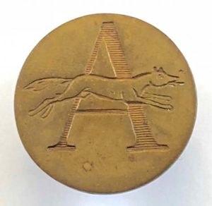 Atherstone Hunt button large circa 1950s
