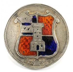 Boer War tribute medal Worcester Volunteers 1900 silver medal