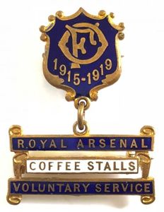 Royal Arsenal Ordnance Factory coffee stalls voluntary service 1919 tribute …