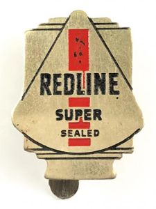 Redline Super 'the engine - clean petrol' advertising badge circa …