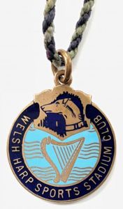 Welsh Harp Sports Staduim Club greyhound racing badge