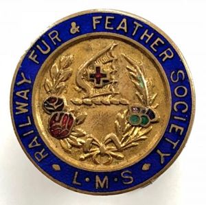 London Midland & Scottish Railway LMS fur & feather society …