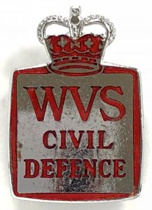 WVS Civil Defence home front badge by W.J.Dingley Ltd.