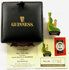 Guinness & Co 2002 Limited Edition Millennium Collectables badge