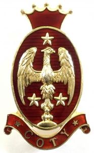 Coty Cosmetics Beauty Technician 1965 silver badge by Garrard & …