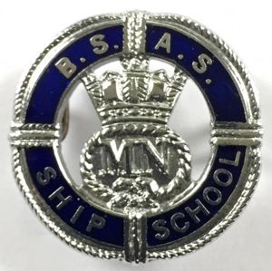 Merchant Navy British Ship Adoption Society badge