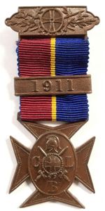 Church Lads Brigade CLB bronze service medal with 1911 clasp