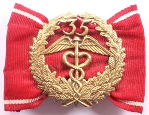 Finland Chamber of Commerce Kauppakamari 1959 silver merit badge