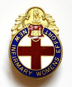 Doncaster New Infirmary Womens Effort bazaar fundraisers badge