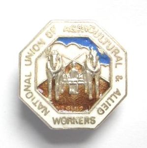 National Union of Agricultural & Allied Workers Chieveley 1975 silver …