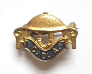 Civil Defence Association CDA pin badge