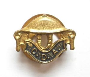 Civil Defence Association CDA buttonhole lapel badge